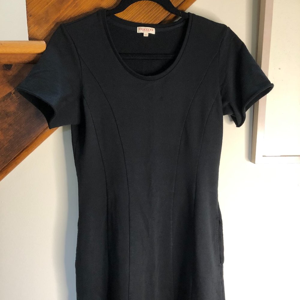 DEMYLEE Black 100% Cotton Dress (with Pockets!)